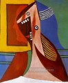 Busto de Mujer y autorretrato 1929 cubismo Pablo Picasso